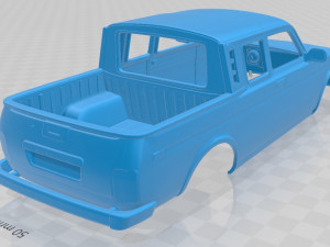 lada niva pickup 2015 printable body car 3D-Druckmodell