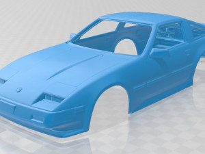 nissan 300zx turbo 1983 printable body car 3D Print Model