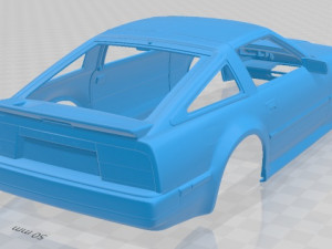 nissan 300zx turbo 1983 printable body car 3D Print Model
