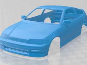 honda crx 1988 printable body car 3D Print Model