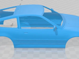 honda crx 1988 printable body car 3D Print Model