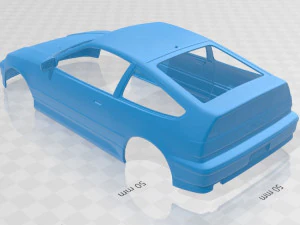 honda crx 1988 printable body car 3D Print Model