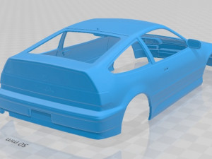 honda crx 1988 printable body car Modelo de impresión 3D
