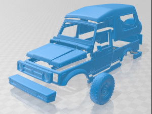 suzuki gypsy 2016 printable body car 3D-printmodel