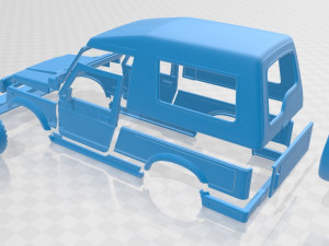 suzuki gypsy 2016 printable body car 3D-printmodel