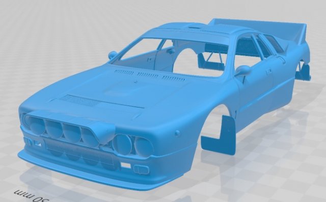 lancia rally 037 wrc 1983 printable body car Modèles 3D en vedette .c4d .max .obj .3ds .fbx .stl .blend 