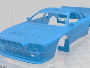 lancia rally 037 wrc 1983 printable body car 3D Print Model