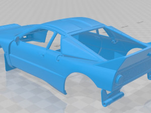 lancia rally 037 wrc 1983 printable body car Modèles 3D en vedette