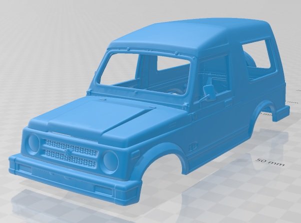 suzuki gypsy 2016 printable body car 3D-printmodel .c4d .max .obj .3ds .fbx .stl .blend 