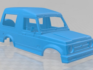 suzuki gypsy 2016 printable body car 3D-printmodel