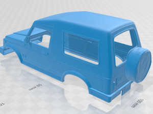 suzuki gypsy 2016 printable body car 3D-printmodel