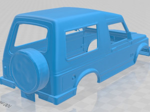 suzuki gypsy 2016 printable body car 3D-printmodel