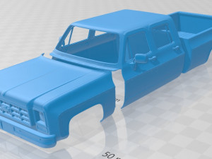 k30 crew cab 1979 printable body car 3D-printmodel