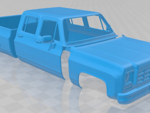 k30 crew cab 1979 printable body car 3D प्रिंट मॉडल