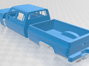 k30 crew cab 1979 printable body car 3D प्रिंट मॉडल