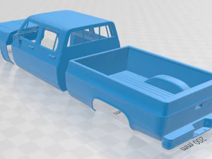 k30 crew cab 1979 printable body car 3D Print Model