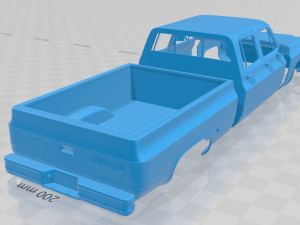 k30 crew cab 1979 printable body car 3D प्रिंट मॉडल