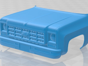k30 crew cab 1979 printable body car 3D प्रिंट मॉडल
