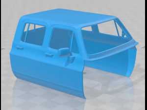 k30 crew cab 1979 printable body car 3D प्रिंट मॉडल