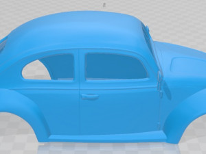 volkswagen beetle 1949 printable body car Modelo de impresión 3D
