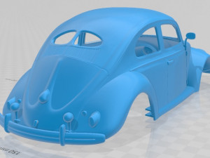 volkswagen beetle 1949 printable body car Modelo de impresión 3D