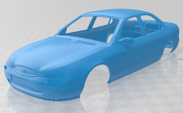 mondeo 1996 printable body car 3D Print Model .c4d .max .obj .3ds .fbx .stl .blend 