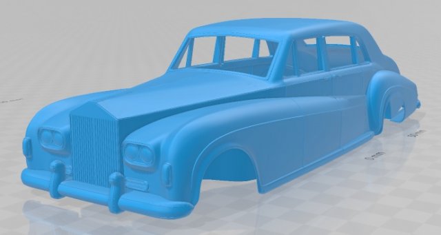 phantom v printable body car 3D Print Model .c4d .max .obj .3ds .fbx .stl .blend 