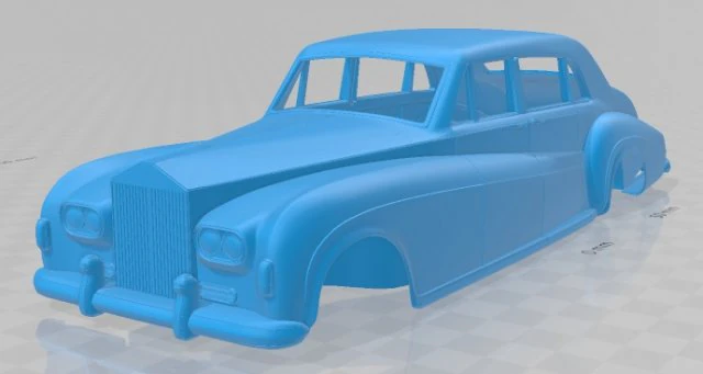 phantom v printable body car 3D Print Model .c4d .max .obj .3ds .fbx .stl .blend