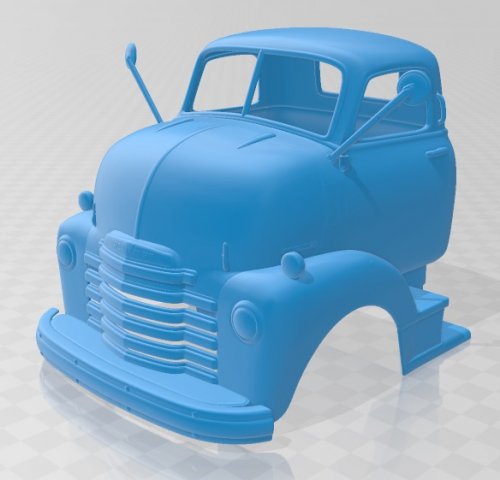 coe 1948 printable body truck 3D Print Model .c4d .max .obj .3ds .fbx .stl .blend 