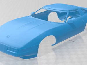 corvette 1996 printable body car 3D Print Model