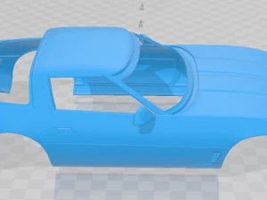 corvette 1996 printable body car 3D Print Model
