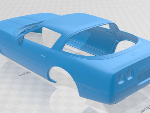 corvette 1996 printable body car Modelo de impresión 3D