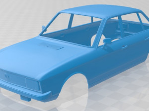 volkswagen k70 1971 printable body car 3D प्रिंट मॉडल