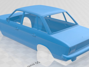 volkswagen k70 1971 printable body car Modèles 3D en vedette