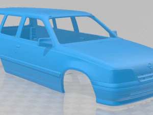 opel kadett wagon 1991 printable body car 3D Print Model
