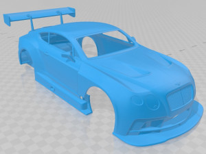 bentley continental gt3 2014 printable body car 3D Print Model
