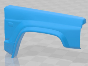 nissan patrol y60 5 doors 1987 printable body car 3D-printmodel
