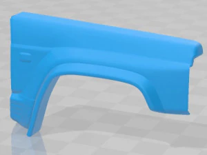nissan patrol y60 5 doors 1987 printable body car 3D Print Model