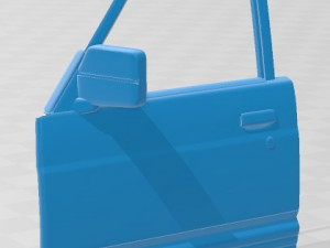 nissan patrol y60 5 doors 1987 printable body car 3D-printmodel