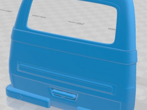 mitsubishi delica 1974 printable body 3D Print Model