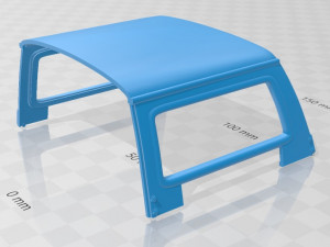 mitsubishi delica 1974 printable body 3D Print Model