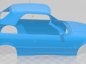 series 3 e36 cabrio 1994 printable body car 3D Baskı Modeli