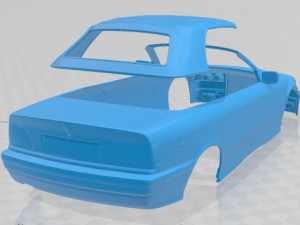 series 3 e36 cabrio 1994 printable body car 3D Baskı Modeli