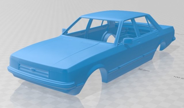 granada 1982 printable body car 3D Принт Модель .c4d .max .obj .3ds .fbx .stl .blend 