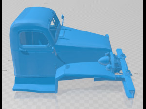 cckw 353 printable cabin truck 3D 打印模型