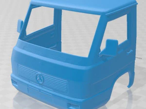 mercedes benz mb100 1988 printable body van 3D Print Model