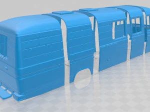 mercedes benz l508 d 1978 printable body van 3D Print Model