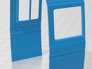 mercedes benz l508 d 1978 printable body van 3D Print Model