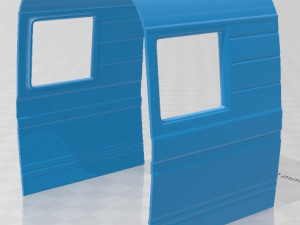 mercedes benz l508 d 1978 printable body van 3D Print Model
