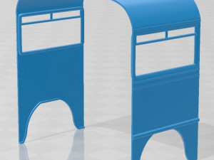 mercedes benz o 321 h bus 1954 printable Modello di stampa 3D